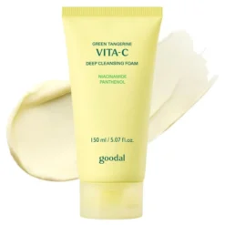Goodal Green Tangerine Vita C Deep Cleansing Foam głęboko oczyszczająca pianka do mycia twarzy z niacynamidem i pantenolem 150 ml