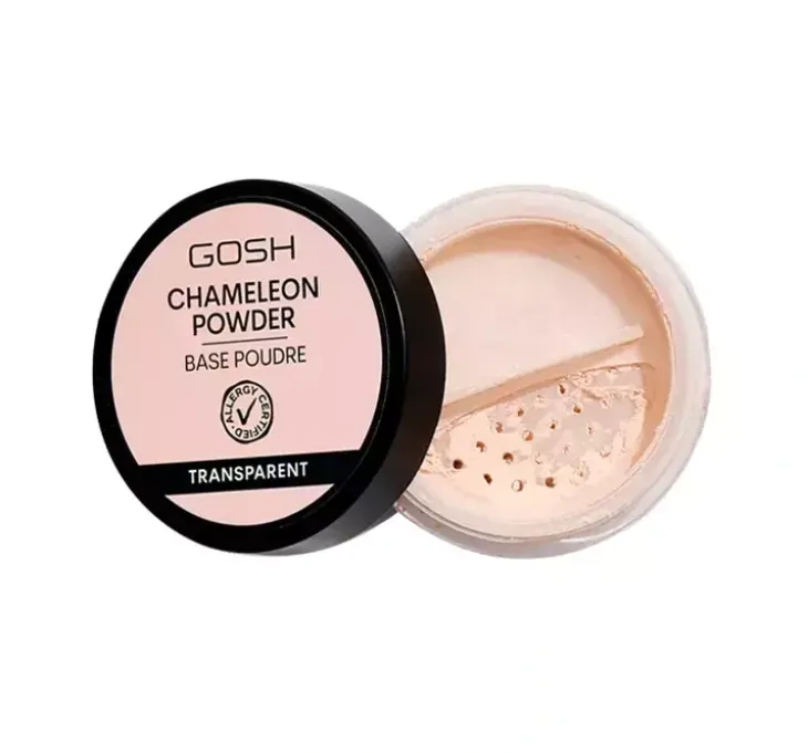 Gosh Chameleon Powder sypki puder do twarzy Transparent 8 g