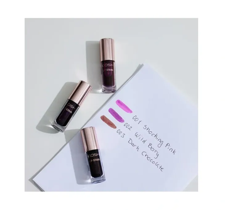 Gosh Lip Stain długotrwały tint do ust 003 Dark Chocolate 3 ml