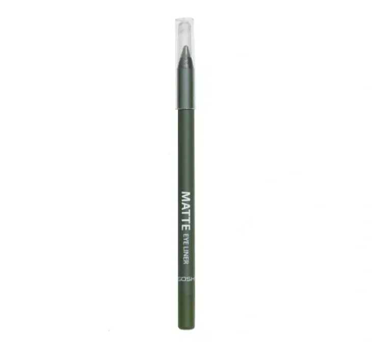 Gosh Matte Eye Liner wodoodporna matowa kredka do oczu 018 Olive Green 1,2 g