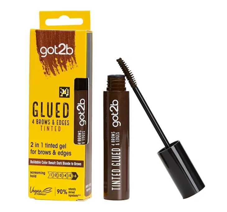 Got2B Glued 4 Brows & Edges żel do stylizacji brwi Tinted Brown 16 ml