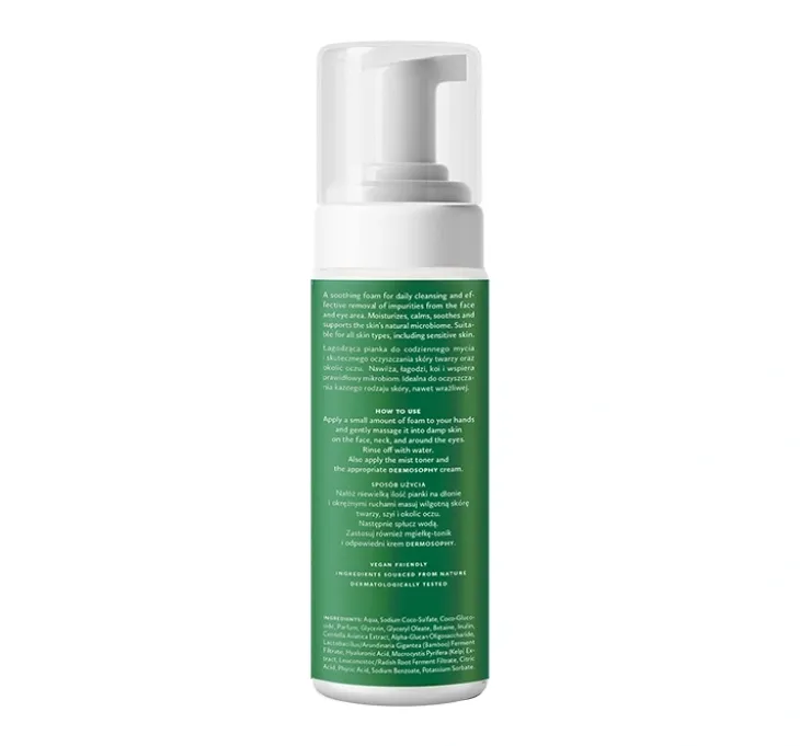 Hagi Dermosophy łagodząca pianka do mycia twarzy 150 ml