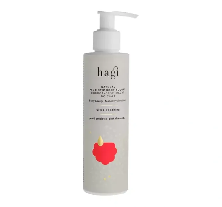 Hagi Malinowy Chruśniak probiotyczny jogurt do ciała 200 ml