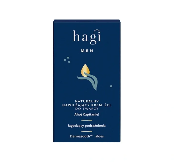 Hagi Men Ahoj Kapitanie! nawilżający krem-żel do twarzy dla mężczyzn 50 ml