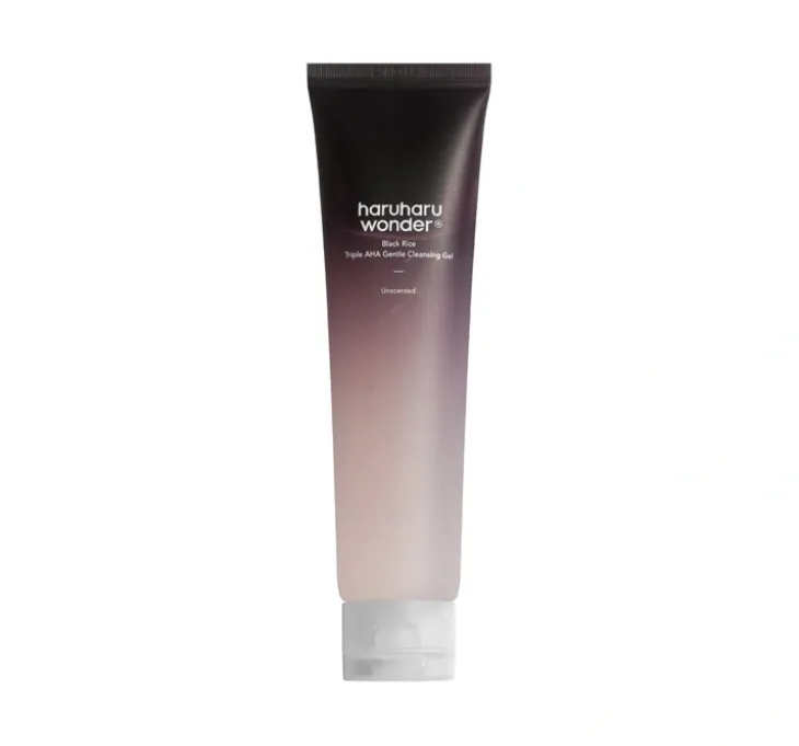 Haruharu Wonder Black Rice Triple AHA oczyszczający żel do mycia twarzy 100 ml