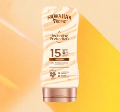 Hawaiian Tropic Hydration Protective mleczko do opalania SPF15 180 ml
