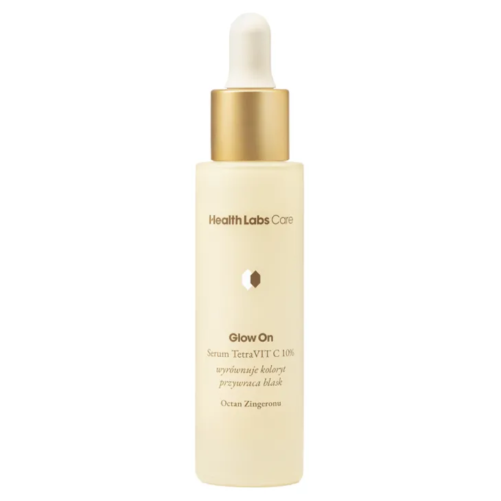 Health Labs Care Glow On TetraVIT C 10% rozświetlające serum do twarzy z witaminą C 30 ml