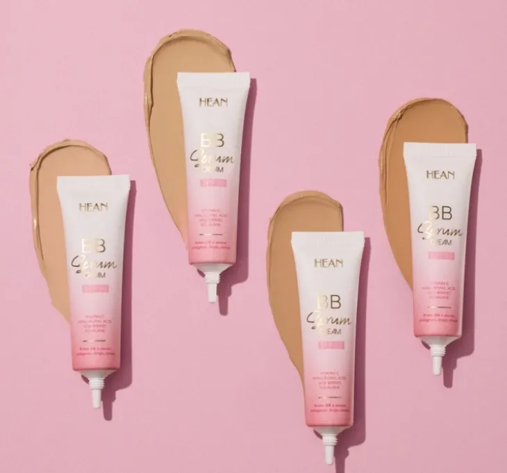Hean BB Serum rozświetlający krem BB do twarzy SPF50 03 Medium 30 ml