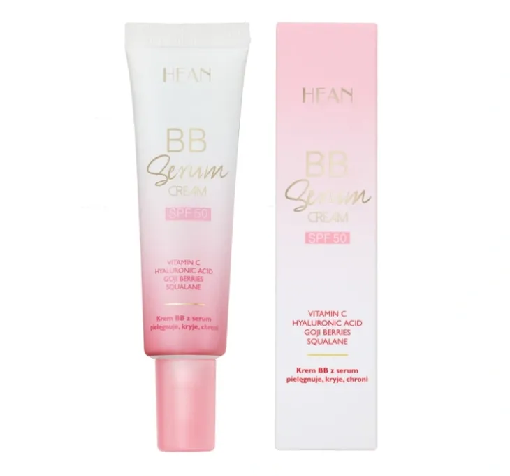 Hean BB Serum rozświetlający krem BB do twarzy SPF50 01 Light 30 ml