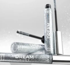 Hean Dream Dust brokatowy topper-tusz do rzęs ze srebrnymi drobinkami 13 ml