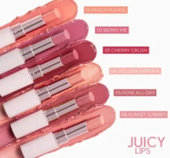 Hean Juicy Lips Glossy pomadka do ust 01 Peach Please 3,2 g