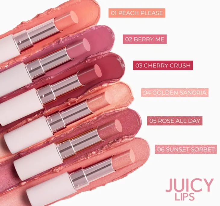 Hean Juicy Lips Glossy pomadka do ust 03 Cherry Crush 3,2 g