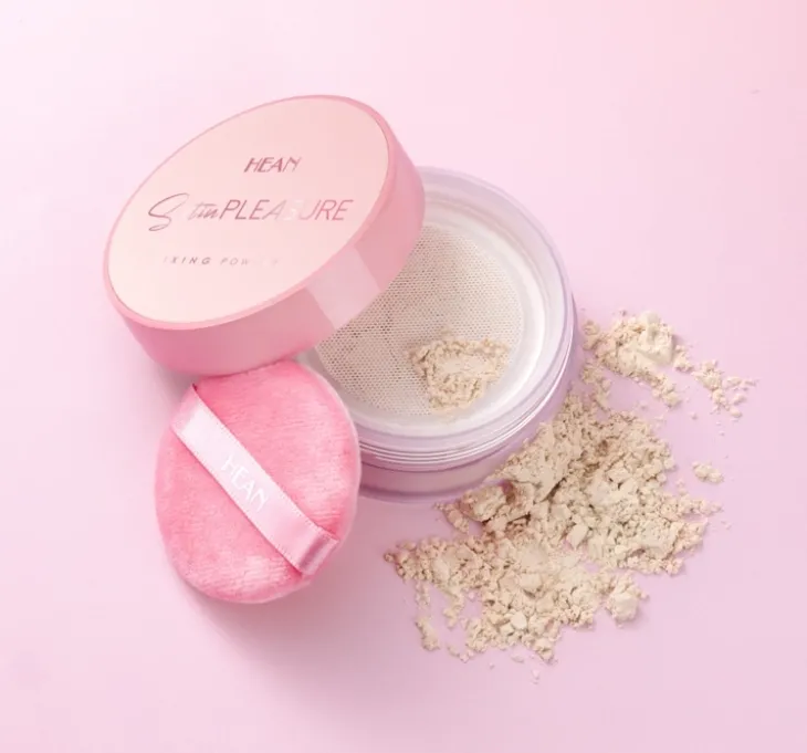 Hean Satin Pleasure Fixing Powder sypki puder do twarzy o satynowym wykończeniu 7 g