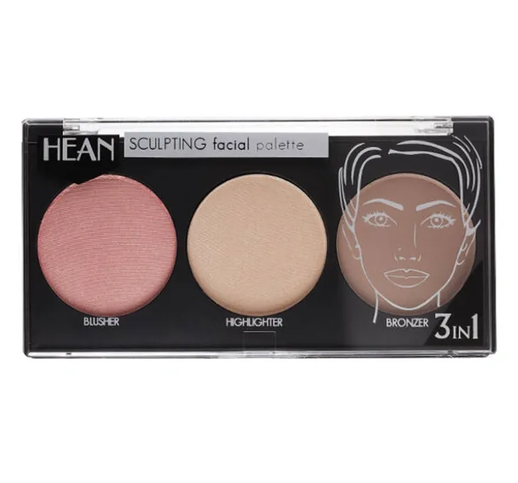 Hean Sculpting paleta do konturowania twarzy 3w1 9,5 g
