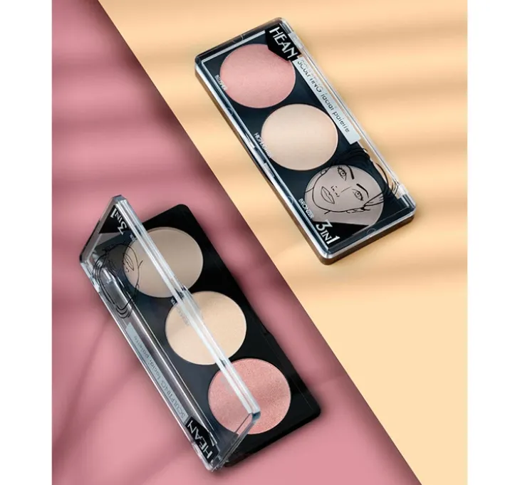 Hean Sculpting paleta do konturowania twarzy 3w1 9,5 g