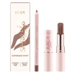 Hean Sparkle Lip Duo zestaw błyszczyka w sztyfcie i konturówki Espresso Shot 4,6 g