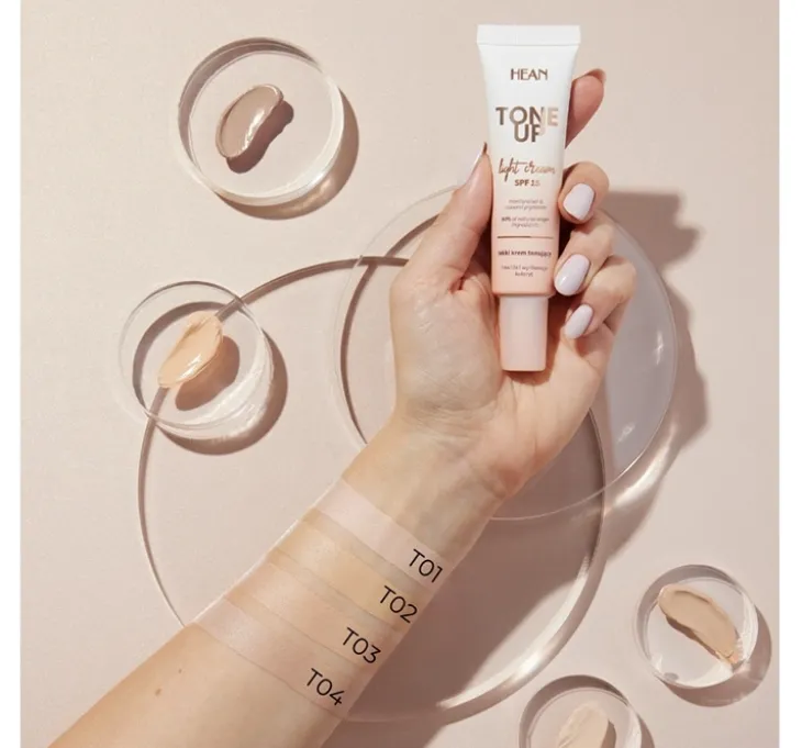 Hean Tone Up lekki krem tonujący SPF15 T03 Medium 30 ml