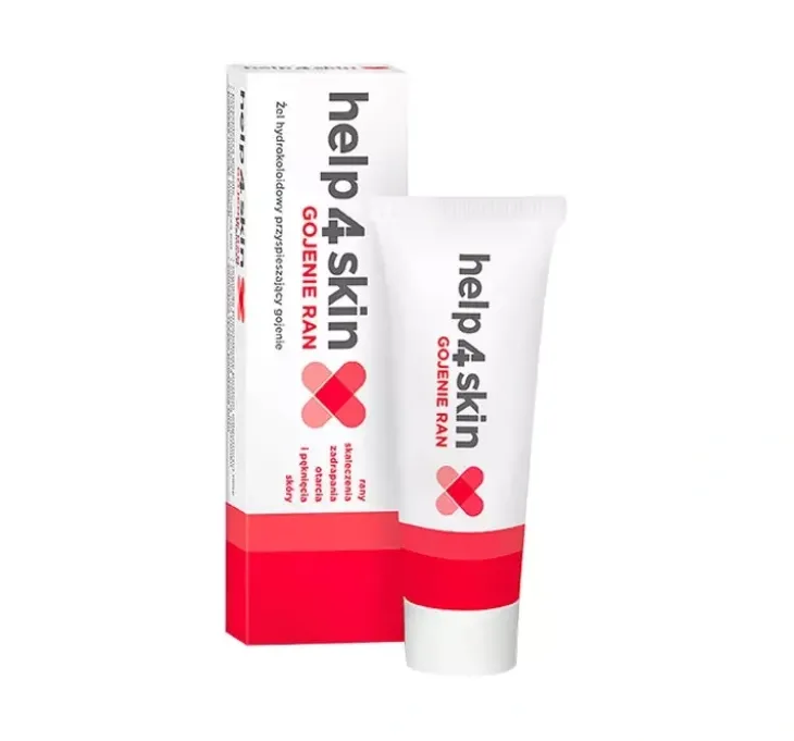 HELP 4 SKIN GOJENIE RAN ŻEL HYDROKOLIDOWY PRZYŚPIESZAJĄCaY GOJENIE 20G