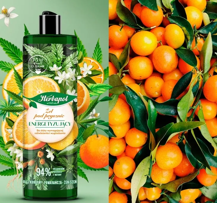 Herbapol energetyzujący żel pod prysznic 400 ml