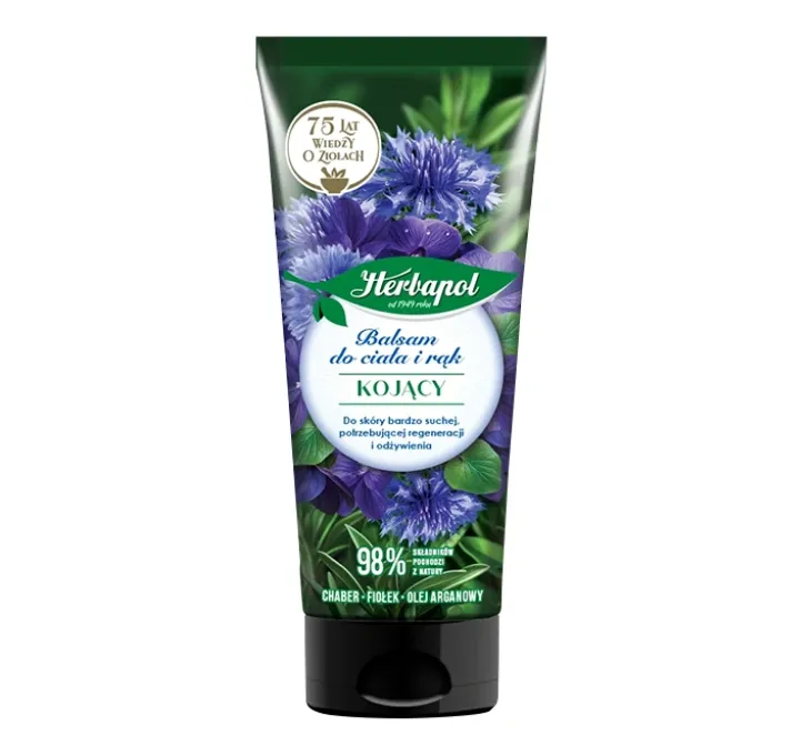 Herbapol kojący balsam do ciała i rąk Chaber Fiołek 200 ml