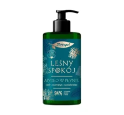 Herbapol Leśny Spokój mydło w płynie Cedr Rozmaryn Sandałowiec 390 ml