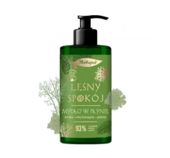 Herbapol Leśny Spokój mydło w płynie Arnika Olej Konopny Piżmo 390 ml