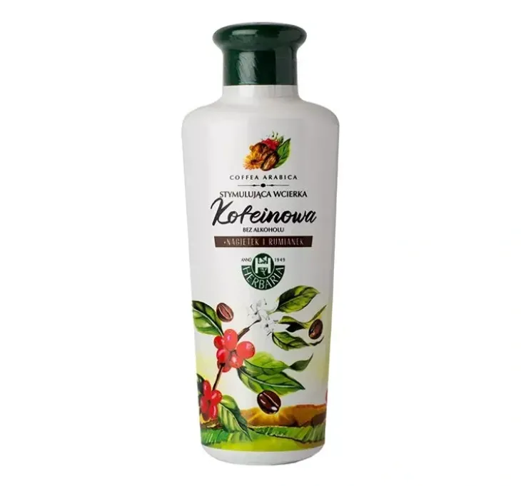 Herbaria Banfi stymulująca wcierka kofeinowa Nagietek i Rumianek 250 ml