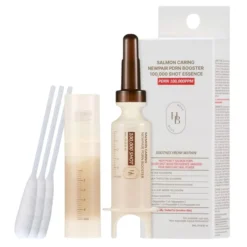 Heveblue Salmon Caring Newpair PDRN Booster Shot Essence regenerująca ampułka do twarzy z PDRN 5 ml