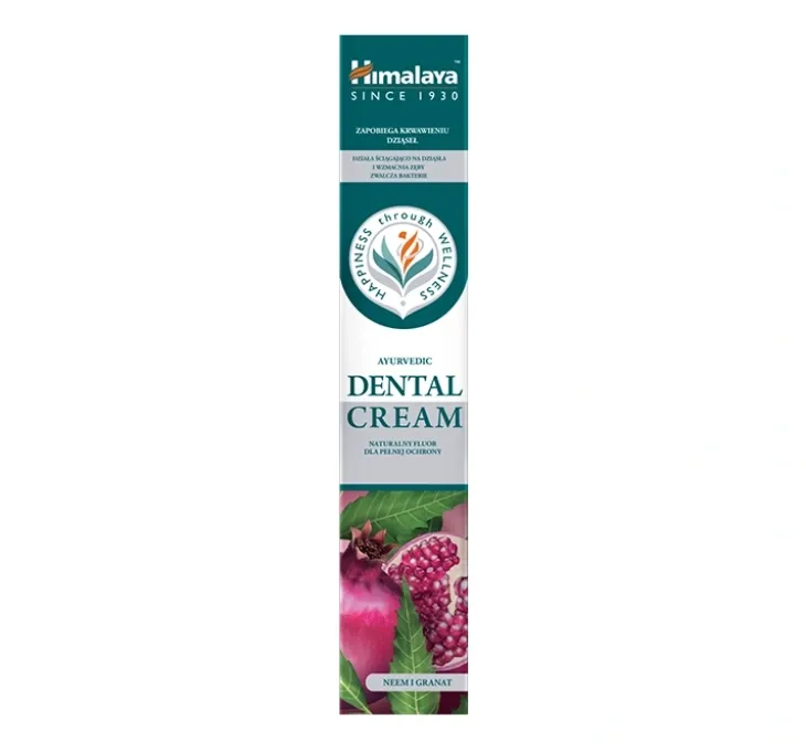 Himalaya Ayurvedic Dental Cream pasta do zębów z naturalnym fluorem 100 g
