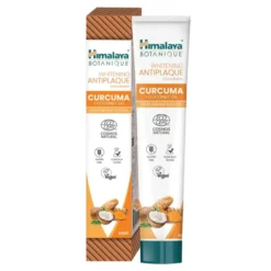Himalaya Botanique Whitening Antiplaque wybielająca pasta do zębów z kurkumą i olejem kokosowym 75 ml