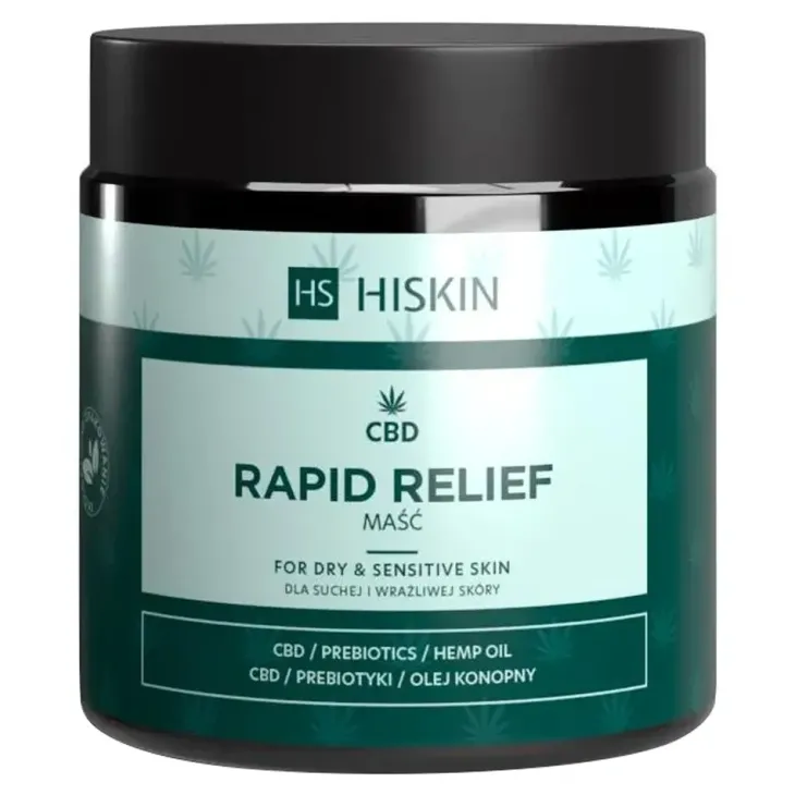 HiSkin CBD Rapid Relief maść dla suchej i wrażliwej skóry 100 ml