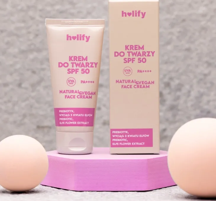 Holify prebiotyczny krem do twarzy SPF50 PA++++ 50 ml