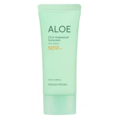 Holika Holika Aloe CICA Waterproof Sunscreen SPF50+ PA++++ wodoodporny krem-żel przeciwsłoneczny do ciała i twarzy 100 ml