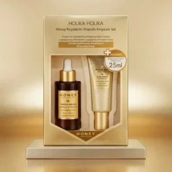 Holika Holika Honey Royalactin Propolis Ampoule Set zestaw prezentowy krem do twarzy 25 ml + liftingująca ampułka 30 ml