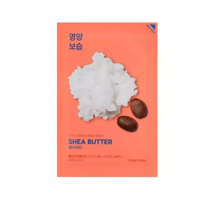 Holika Holika Pure Essence Mask Sheet Shea Butter odżywcza maseczka do twarzy z masłem shea 20 ml