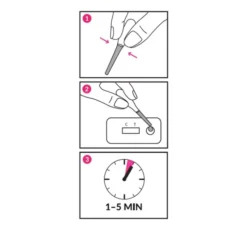 Hydrex super czuły płytkowy test ciążowy HCG Pink 1 sztuka