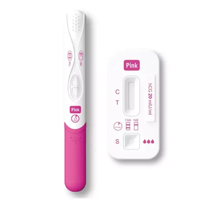 Hydrex super czuły strumieniowy test ciążowy HCG Pink 1 sztuka