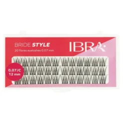 Ibra Bride Style sztuczne rzęsy w kępkach 0,07/C 12 mm
