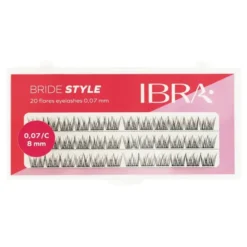 Ibra Bride Style sztuczne rzęsy w kępkach 0,07/C 8 mm