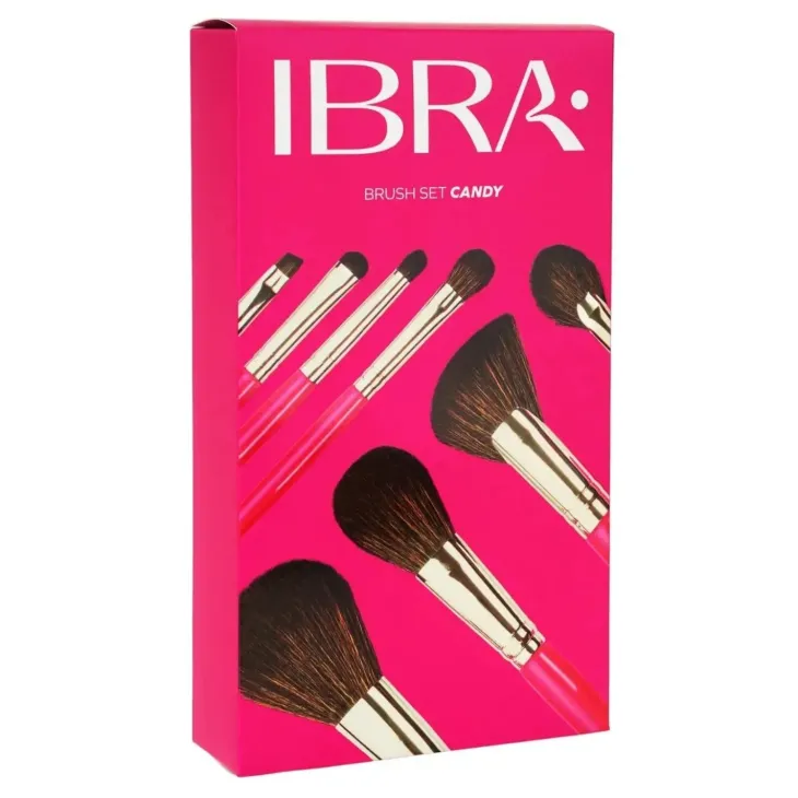 Ibra Candy zestaw pędzli do makijażu 8 sztuk