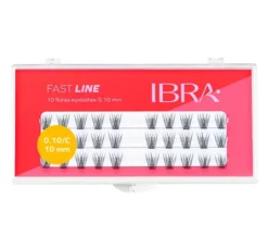 Ibra Fast Line sztuczne rzęsy kępki czarne 10mm