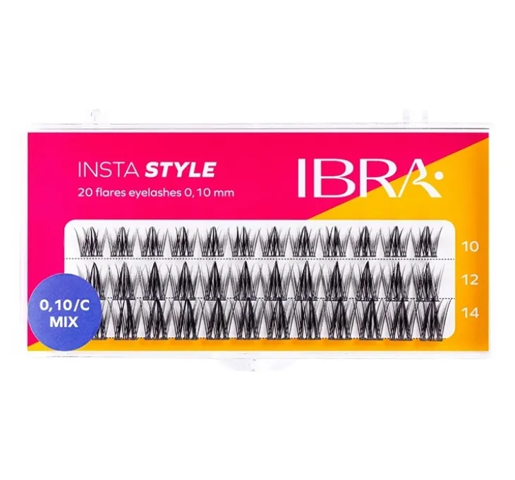 Ibra Insta Style syntetyczne kępki rzęs Mix 10/12/14 mm
