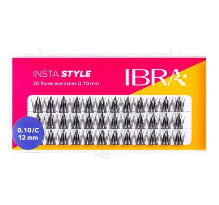 Ibra Insta Style syntetyczne kępki rzęs 12 mm
