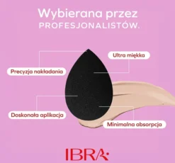 Ibra Makeup Blender Sponge gąbka czarna