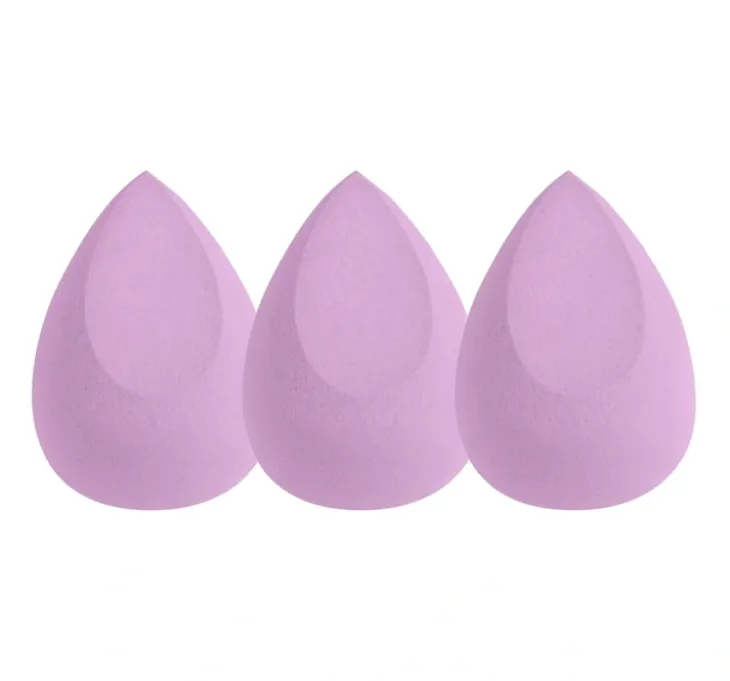 Ibra Makeup Blender Sponge zestaw gąbeczek do makijażu Fioletowe 3szt