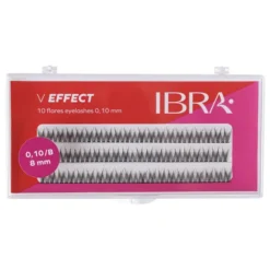 Ibra V Effect sztuczne rzęsy w kępkach 0,10/B 8 mm