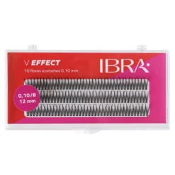 Ibra V Effect sztuczne rzęsy w kępkach 0,10/B 12 mm