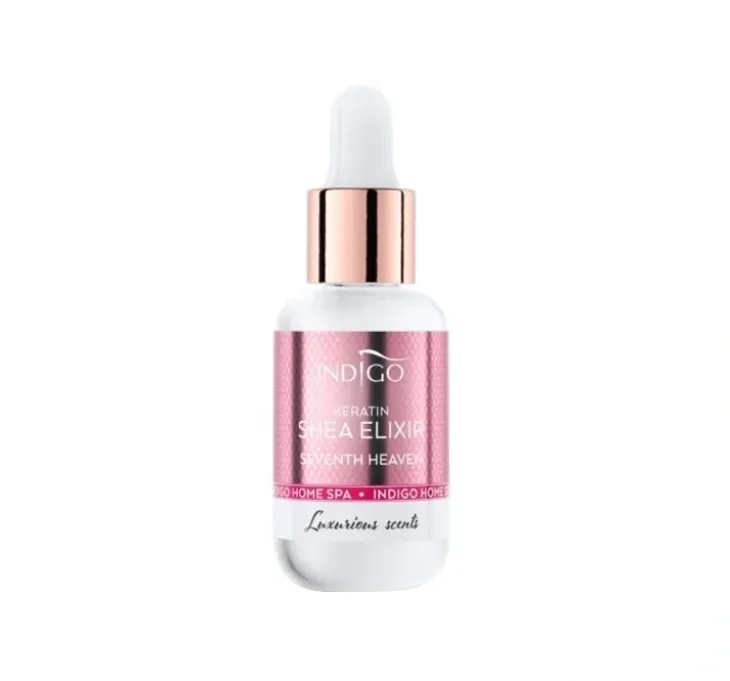 Indigo Keratin Shea Elixir oliwka do skórek i paznokci Seventh Heaven 8ml