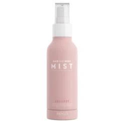 Indigo odświeżająco-ujędrniająca mgiełka do włosów i ciała z kofeiną i różą damasceńską Lollipop 150 ml