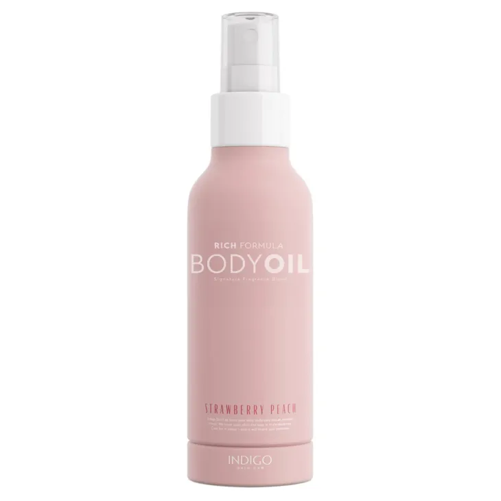 Indigo perfumowany nawilżający olejek do ciała Strawberry Peach 150 ml